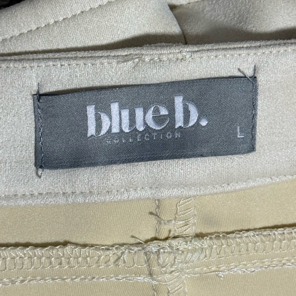 Fringe High-Waist Cream Women's Shorts - Picture 7 of 10